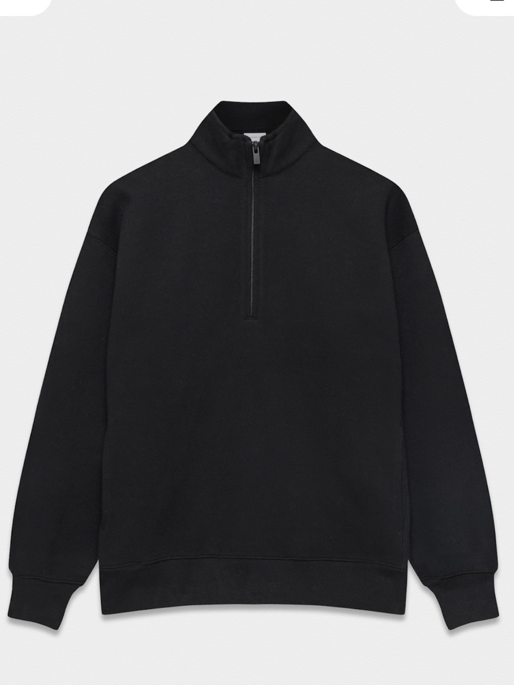 Aritzia Cozy Sweatfleece Boyfriend 1/2 Zip- XXS